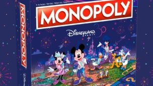 Das Cover des Brettspiels Monopoly zum 30. Geburtstag des Disneyland Paris