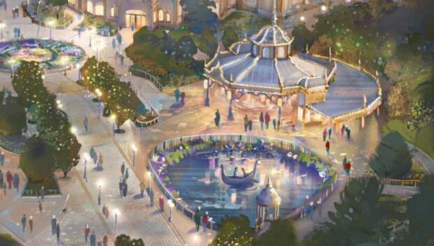 Ein Konzept der neuen Rapunzel-Attraktion im Walt Disney Studios Park des Disneyland Paris