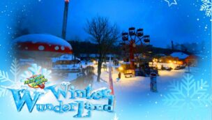 Freizeit-Land Geiselwind Winter-Wunderland Nacht