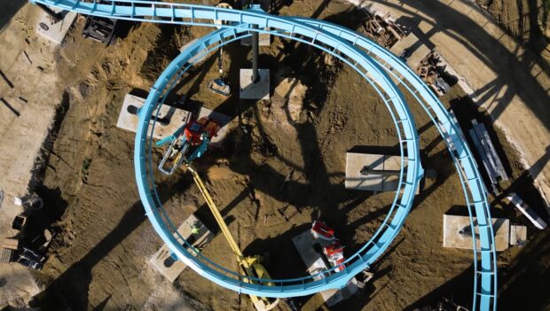 Helix des "Mythica Coaster" im LEGOLAND Deutschland