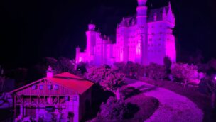 Purple Light Up im LEGOLAND Deutschland zum internationalen Tag der Menschen mit Behinderung