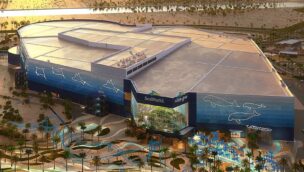 Konzept des Gebäudes von SeaWorld Abu Dhabi