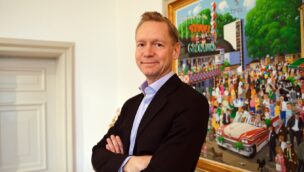 Der neue Geschäftsführer von Gröna Lund, Jan Eriksson