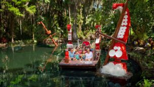 Die Attraktion Pirate River Quest im LEGOLAND Florida