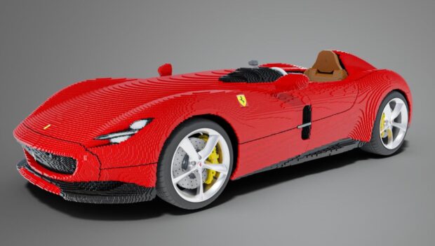 LEGO-Nachbildung des Ferrari Monza SP1