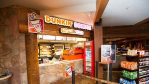 Dunkin' Donuts Store Innenansicht