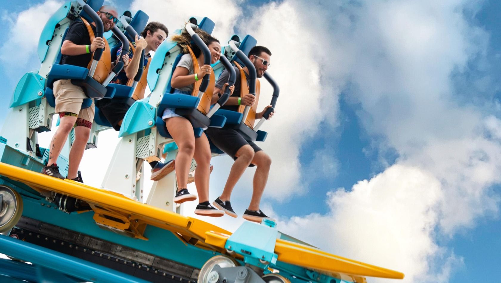 Pipeline Surf Coaster SeaWorld Orlando Stand Up Coaster
