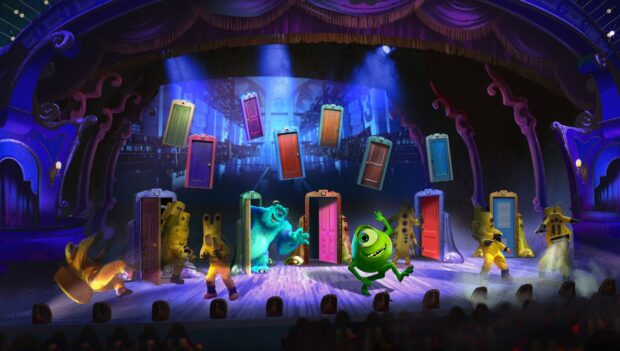 Monster AG Pixar Musical Disneyland Paris Artwork