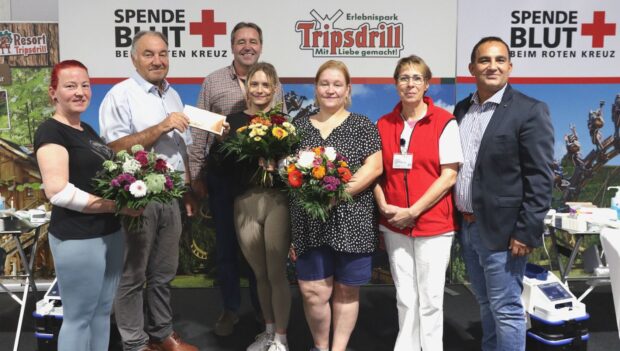 DRK Blutspende Tripsdrill 60.000 Spender