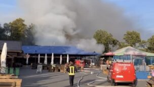 Eifelpark Gondorf Feuer Brand Oktober 2023