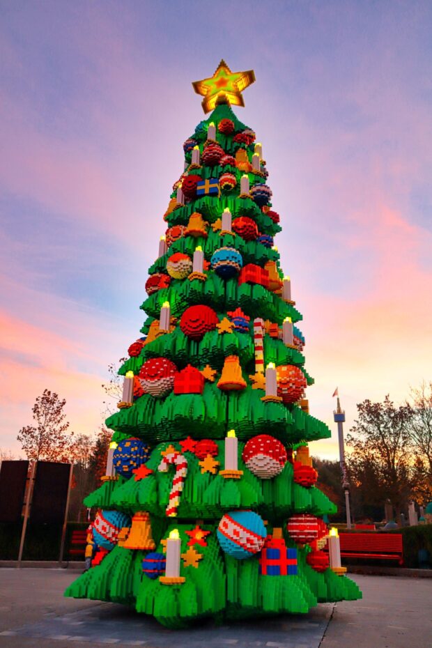 Legoland Deutschland Winter-Saison LEGO-Weihnachtsbaum